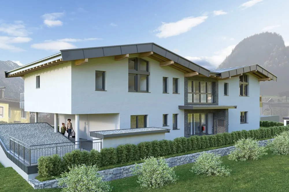 KITZIMMO-Neubau-Gartenwohnung in Kössen kaufen.
