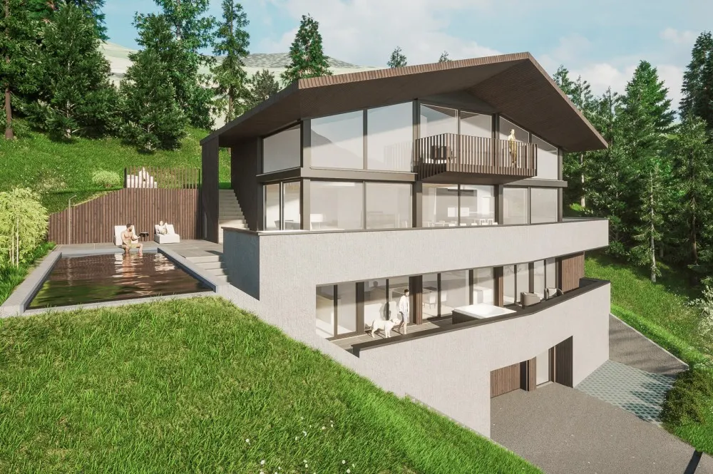 KITZIMMO-Luxusvilla mit Freizeitwohnsitz kaufen - Immobilien Brixen in Thale.