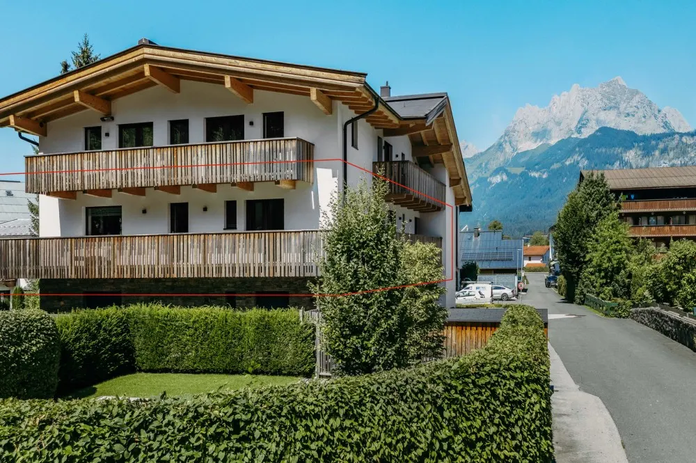 KITZIMMO-Exklusive Wohnung mit Panoramaterrasse in Skiliftnähe - Immobilien St. Johann.