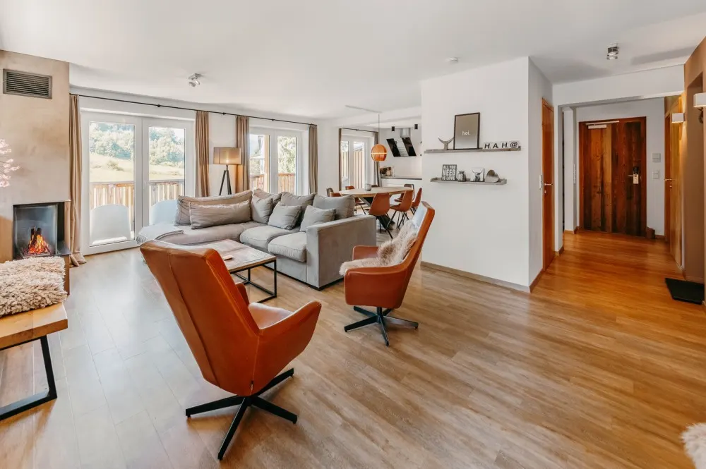 KITZIMMO-Exklusive Wohnung mit Panoramaterrasse in Skiliftnähe - Immobilien St. Johann.