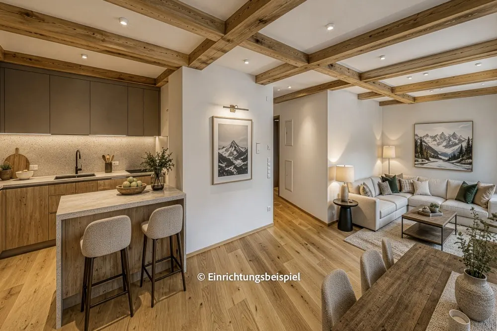KITZIMMO-hochwertige Wohnung mit Bergblick - Immobilien Fieberbrunn.-3