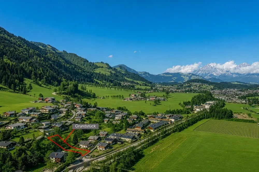 KITZIMMO-Grundstück mit Baugenehmigung für 3-Luxuswohnungen - Immobilien Kitzbühel.-9