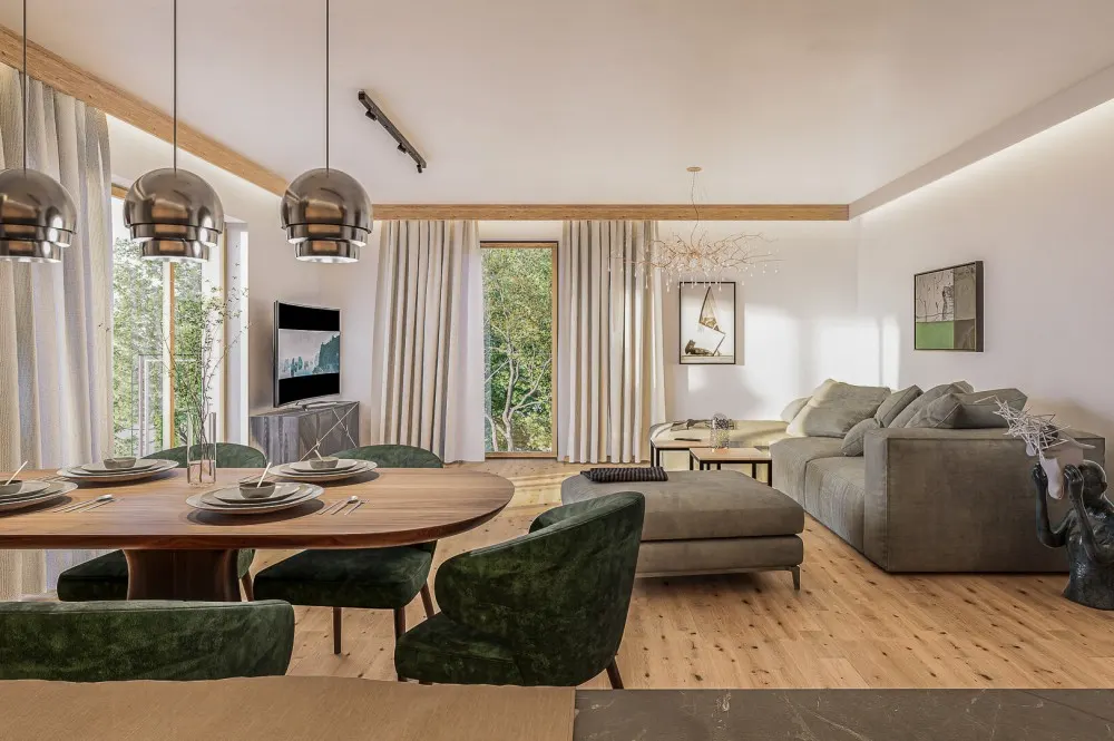 KITZIMMO-Grundstück mit Baugenehmigung für 5 Wohnungen - Immobilien Söll.