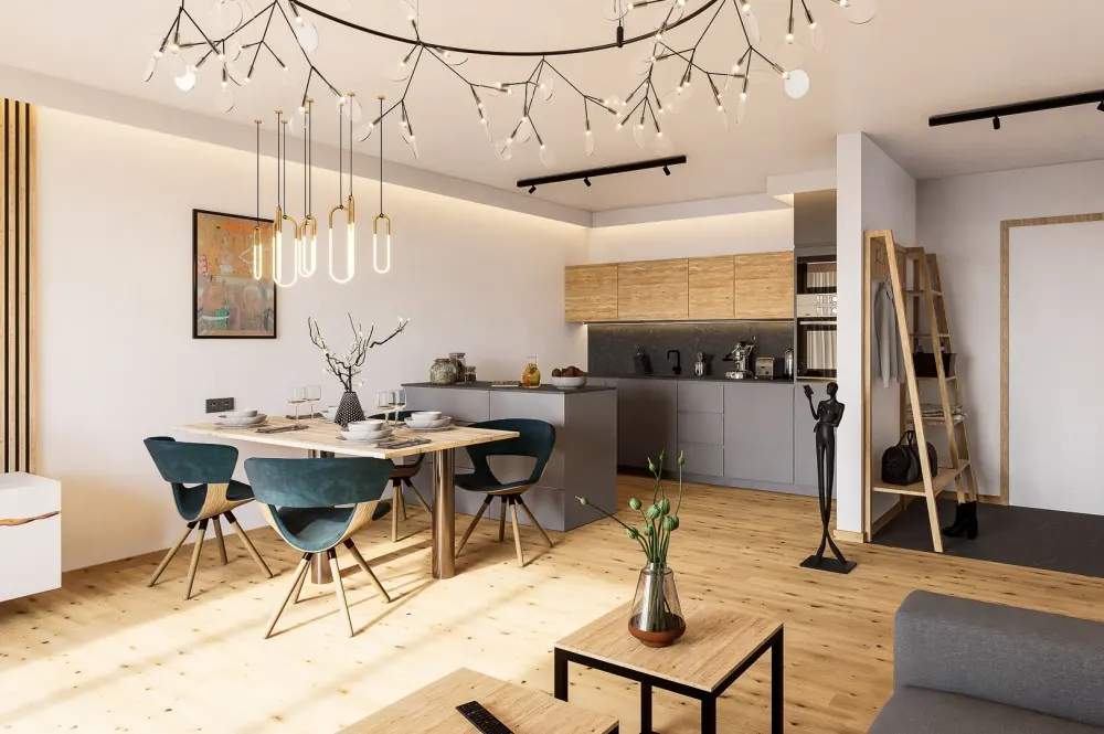 KITZIMMO-Grundstück mit Baugenehmigung für 5 Wohnungen - Immobilien Söll.