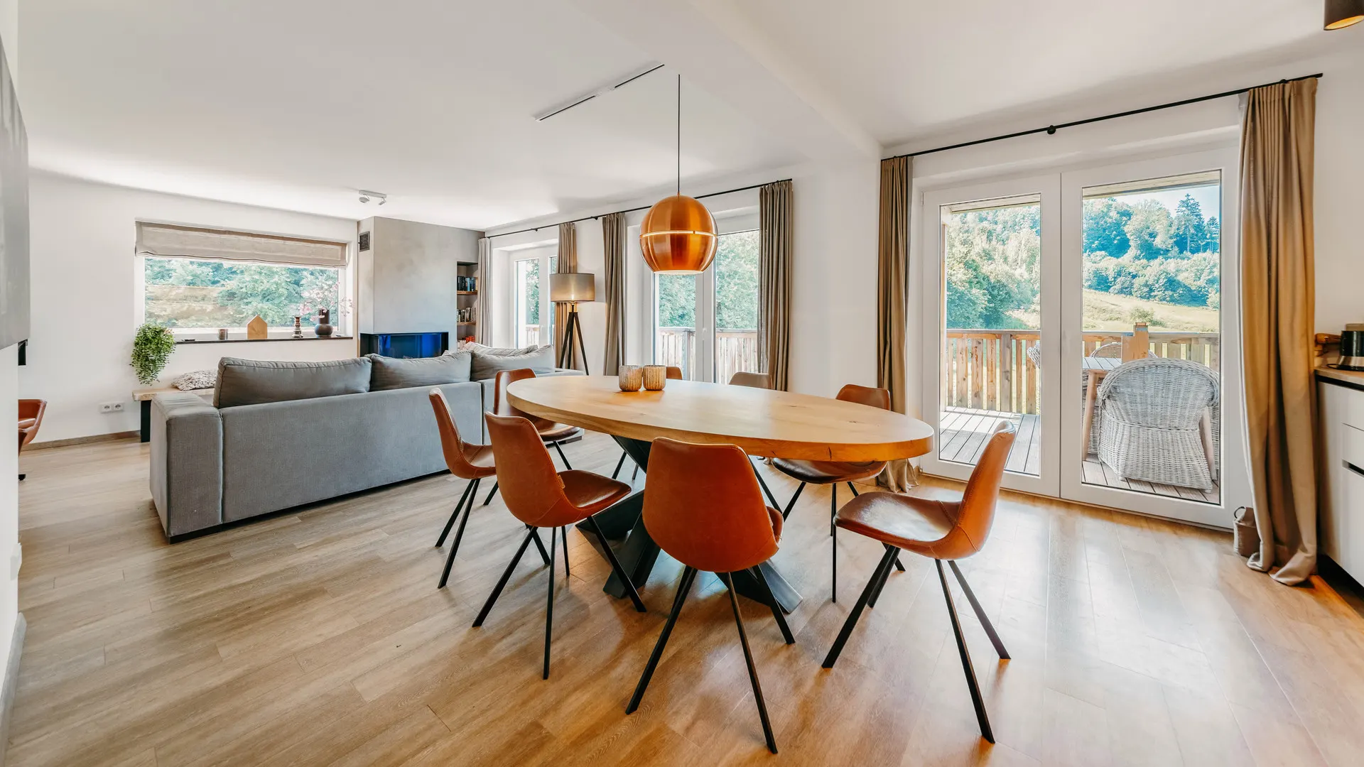 KITZIMMO-Exklusive Wohnung mit Panoramaterrasse in Skiliftnähe - Immobilien St. Johann.