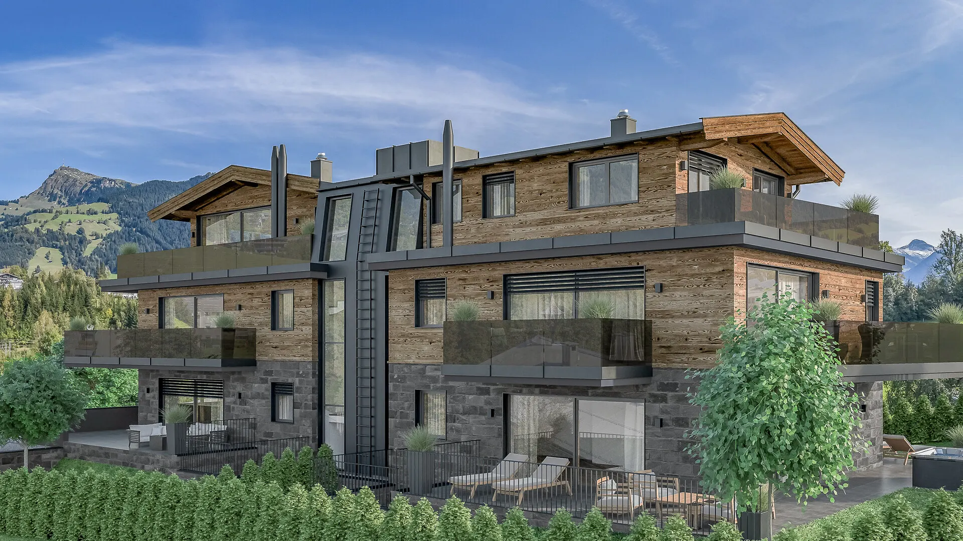 KITZIMMO-Luxus-Penthouse am Hahnenkamm kaufen - Immobilien Kitzbühel.