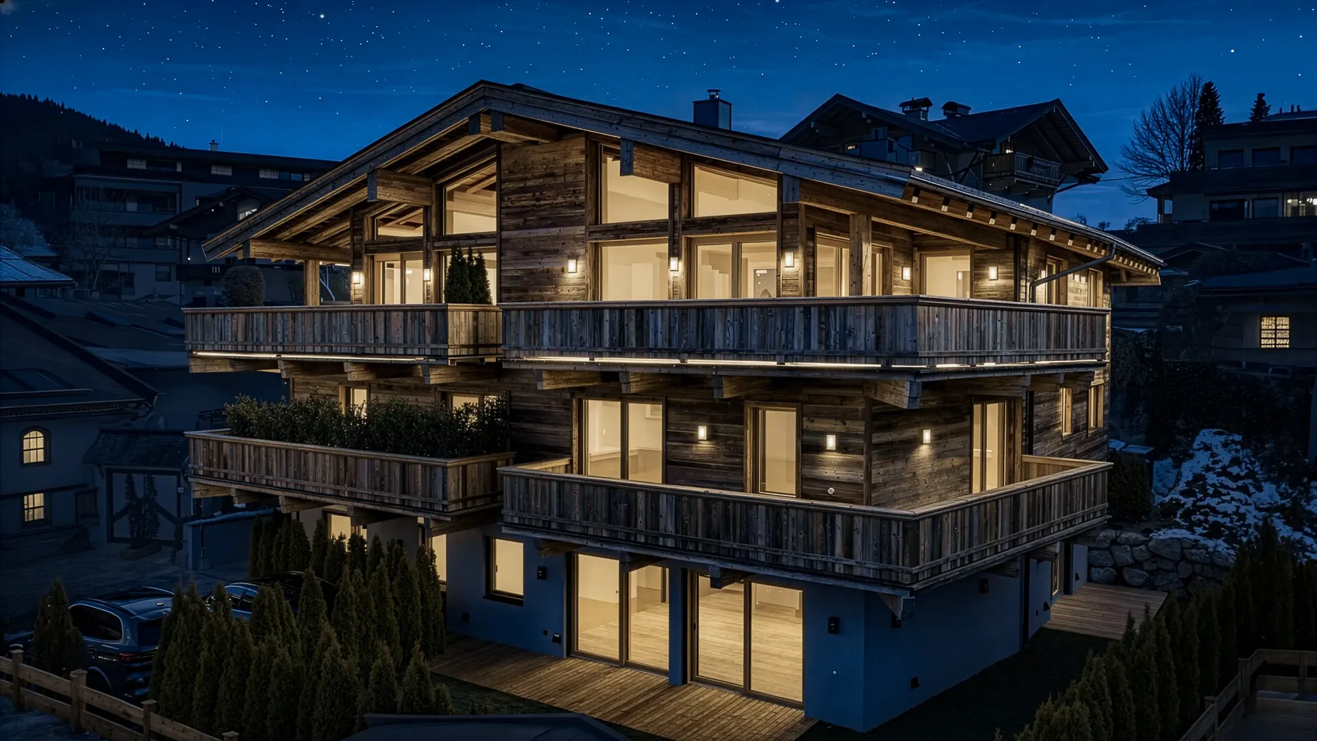 KITZIMMO-Exklusives Neubau-Penthouse mit Ski/in-Ski/out - Immobilien Kirchberg.