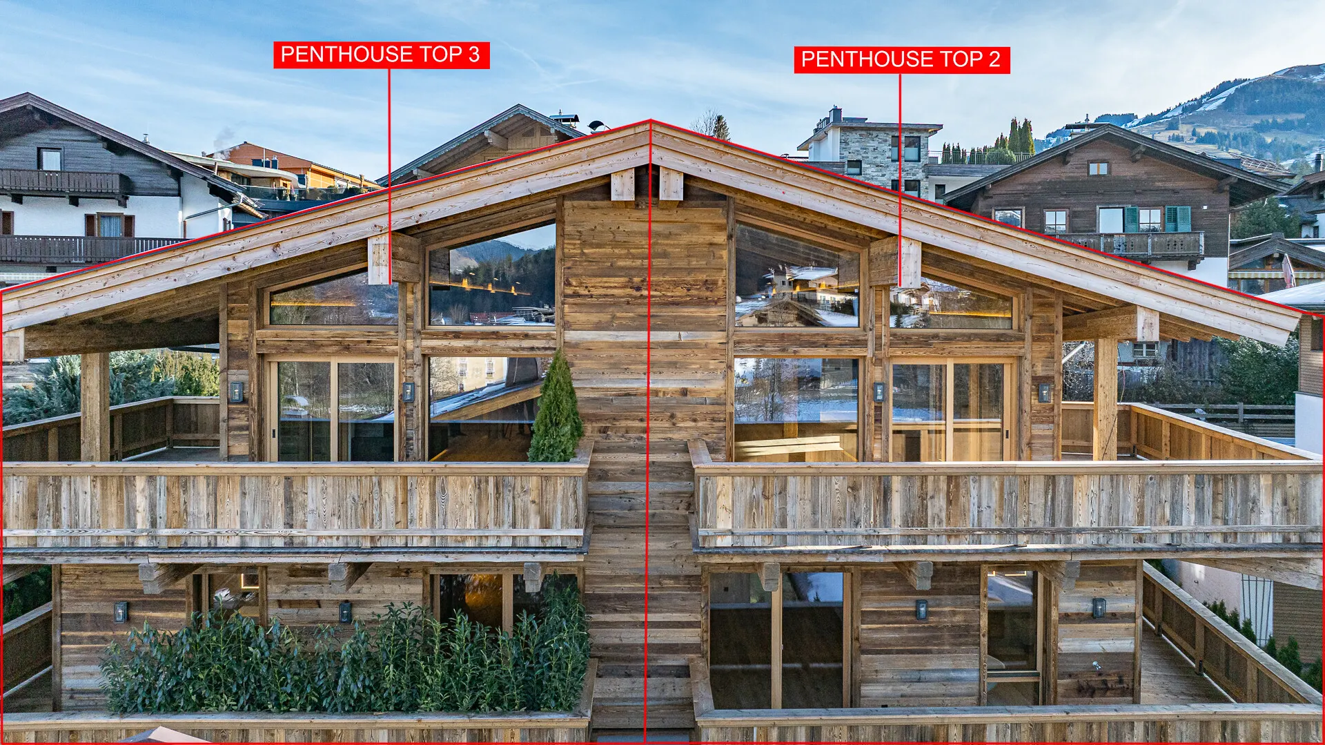 KITZIMMO-Luxus-Neubau-Penthouse in Toplage kaufen - Immobilien Kirchberg.