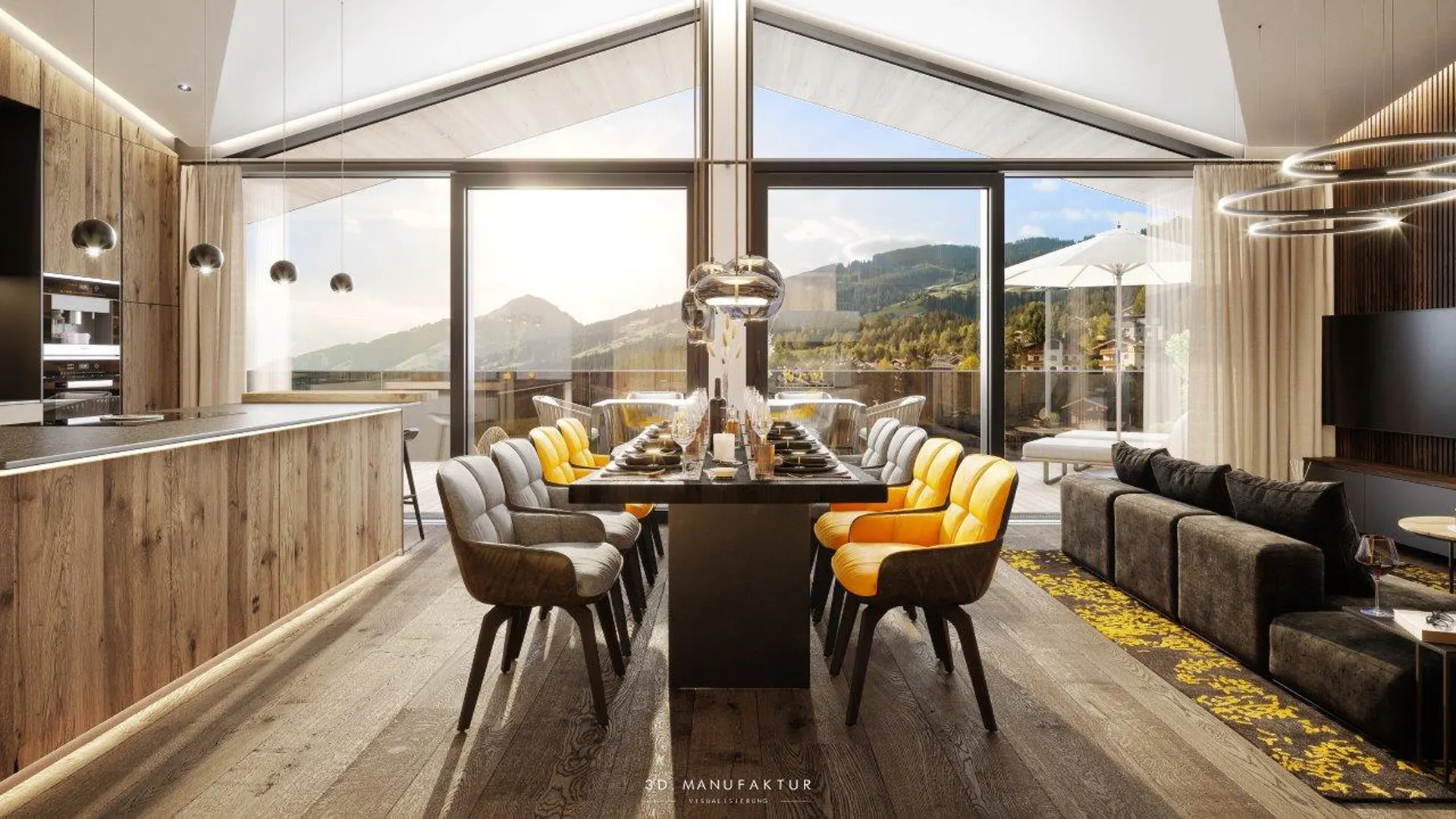 KITZIMMO-Luxuspenthouse in sonniger Toplage kaufen - Immobilien Kirchdorf kaufen.