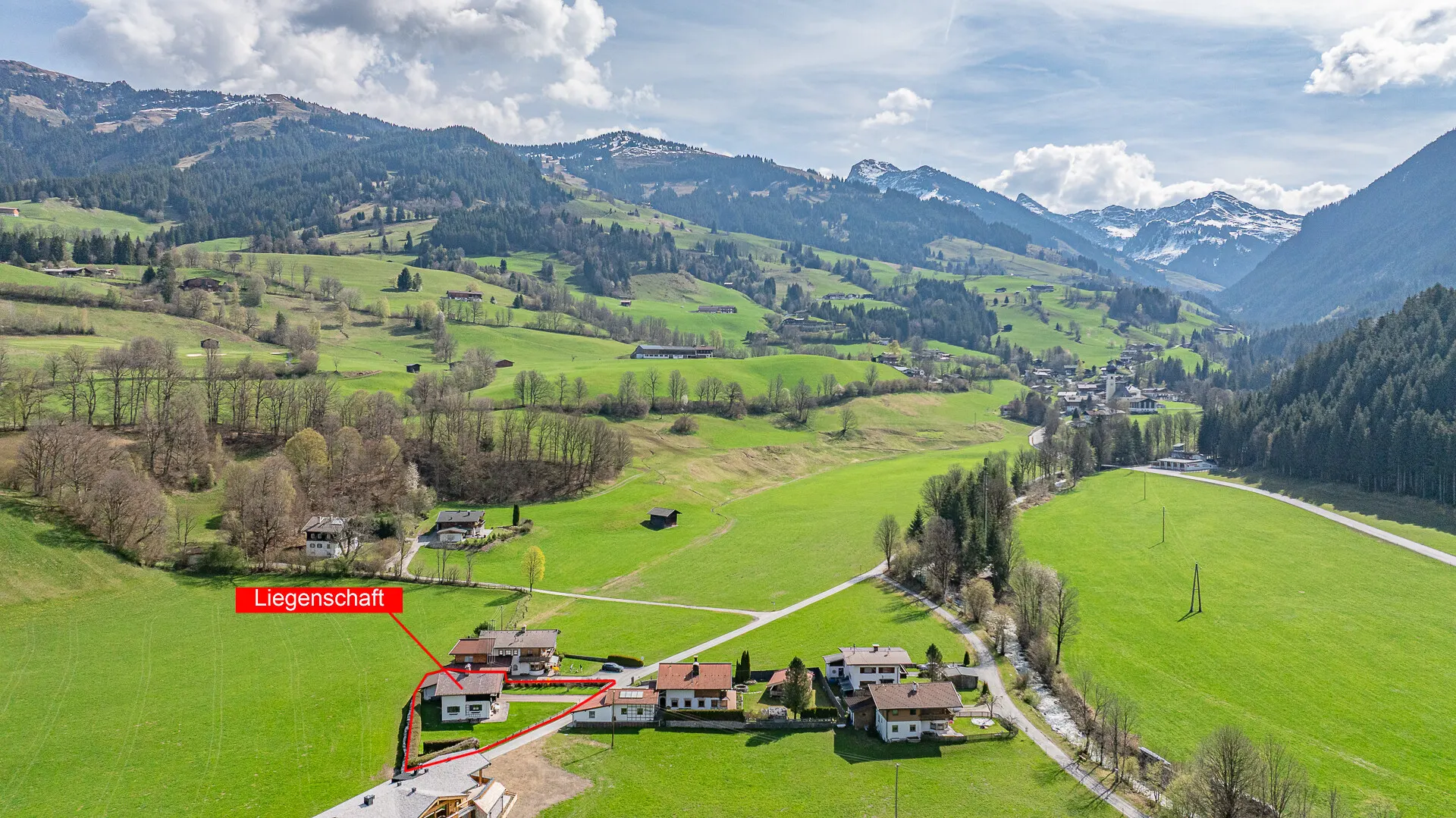 KITZIMMO-Landhaus in Toplage kaufen - Immobilien Aurach bei Kitzbühel.