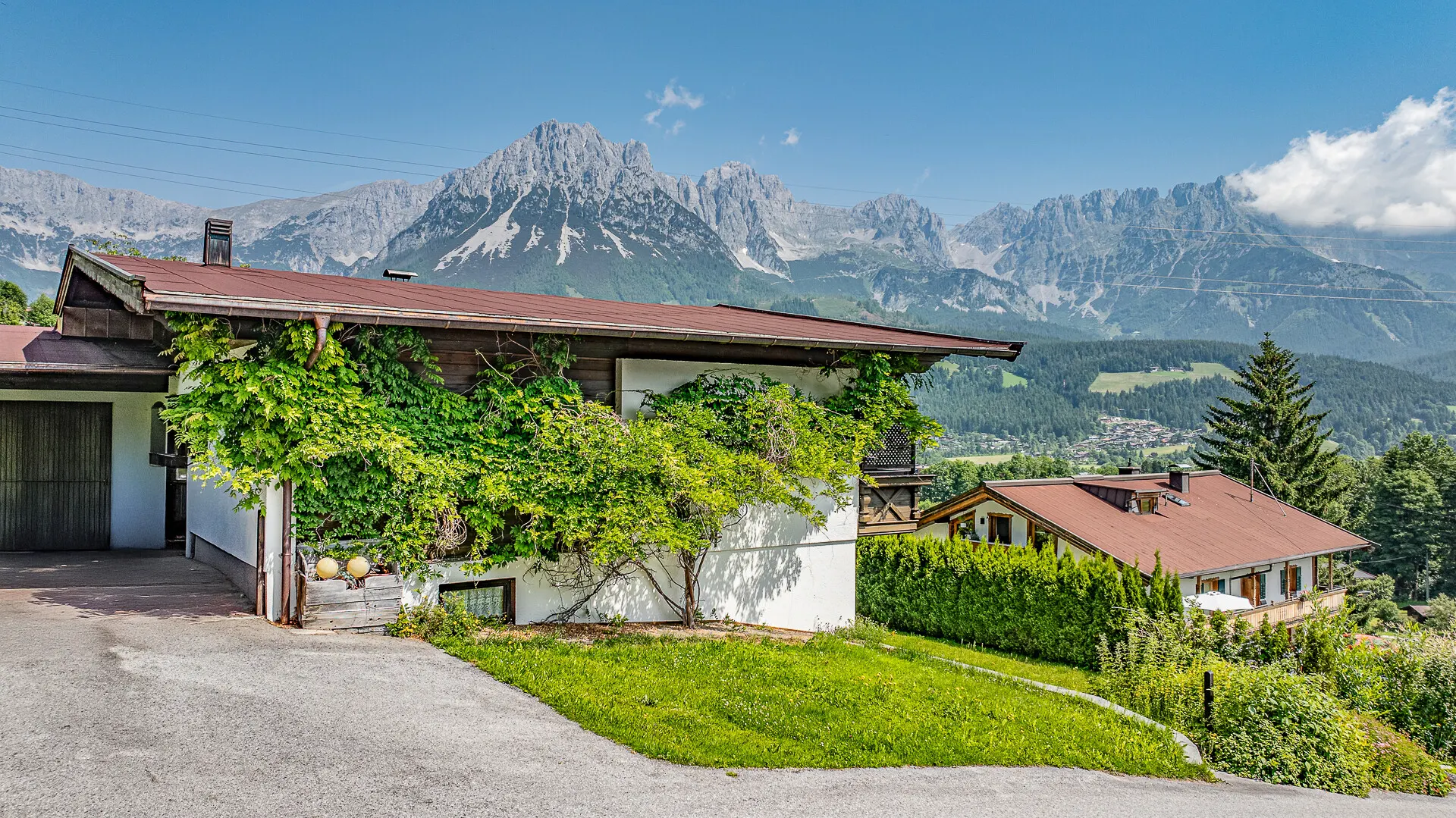 KITZIMMO-Grundstück in Toplage mit Baugenehmigung für 2 Luxusvillen kaufen - Immobilien Ellmau.-9