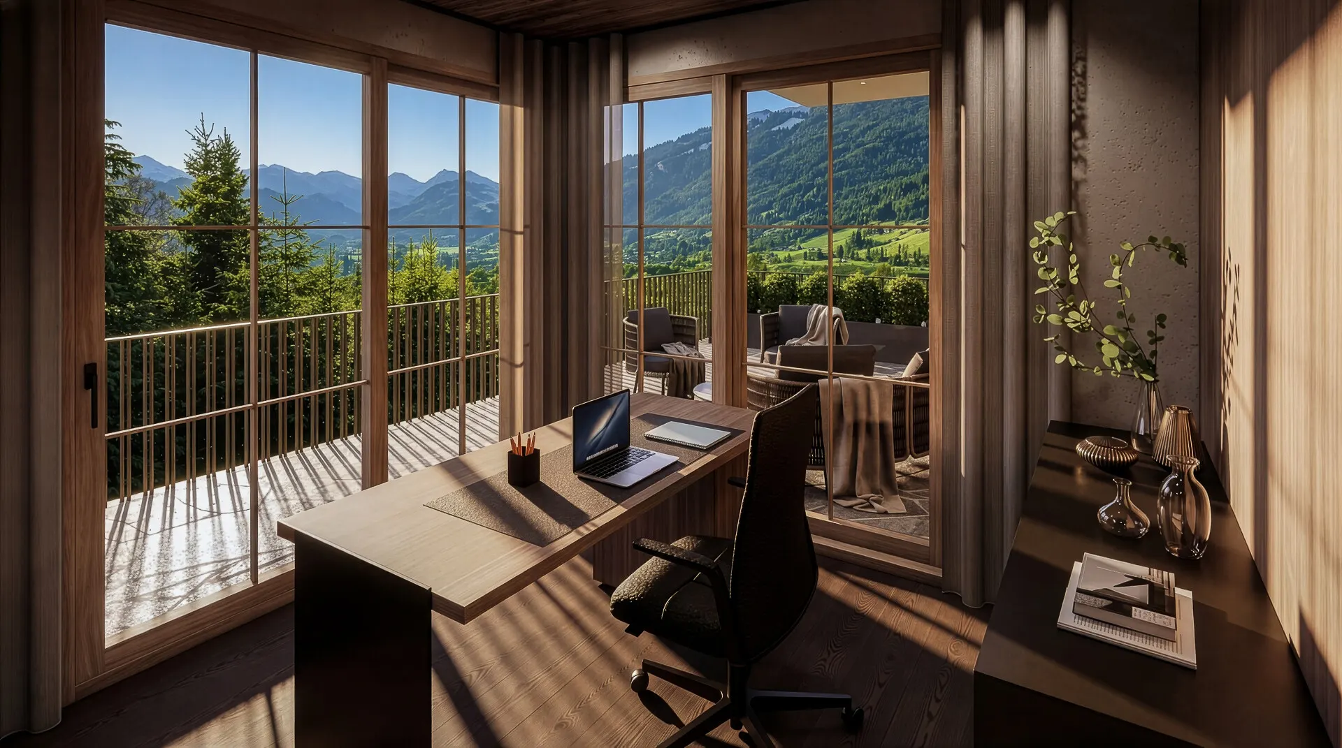 KITZIMMO-Grundstück mit Baugenehmigung in einzigartiger Toplage am Lebenberg - Immobilien Kitzbühel.