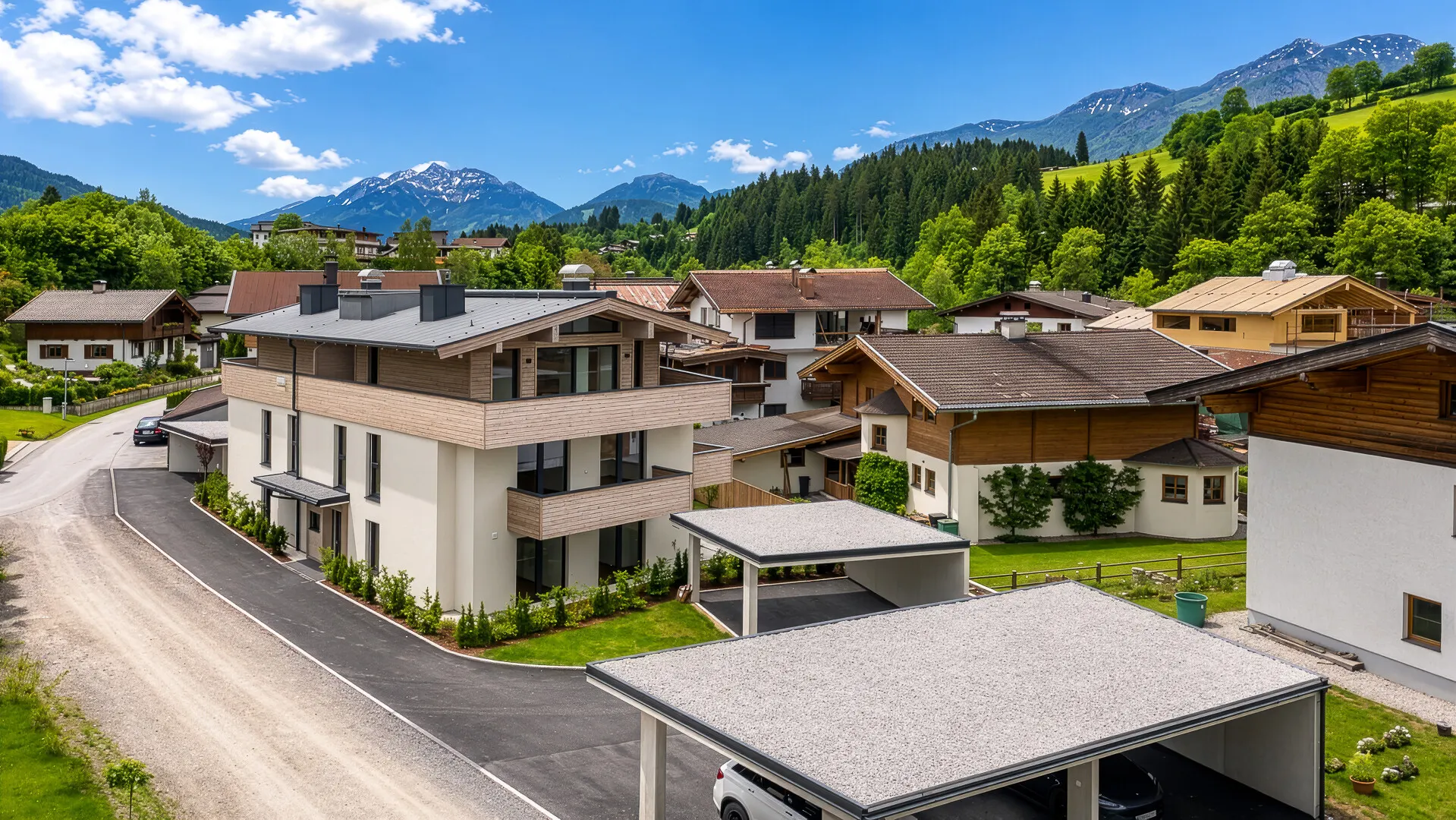 KITZIMMO-hochwertige Wohnung mit Bergblick - Immobilien Fieberbrunn.-2
