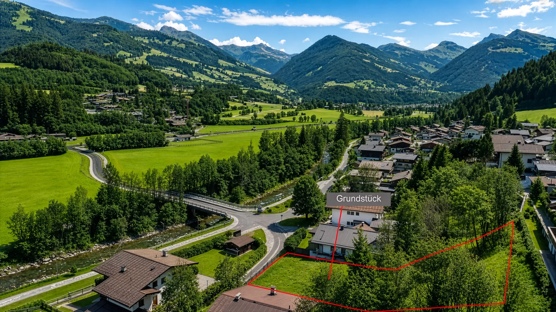 KITZIMMO-Grundstück mit Baugenehmigung für 3-Luxuswohnungen - Immobilien Kitzbühel.-10