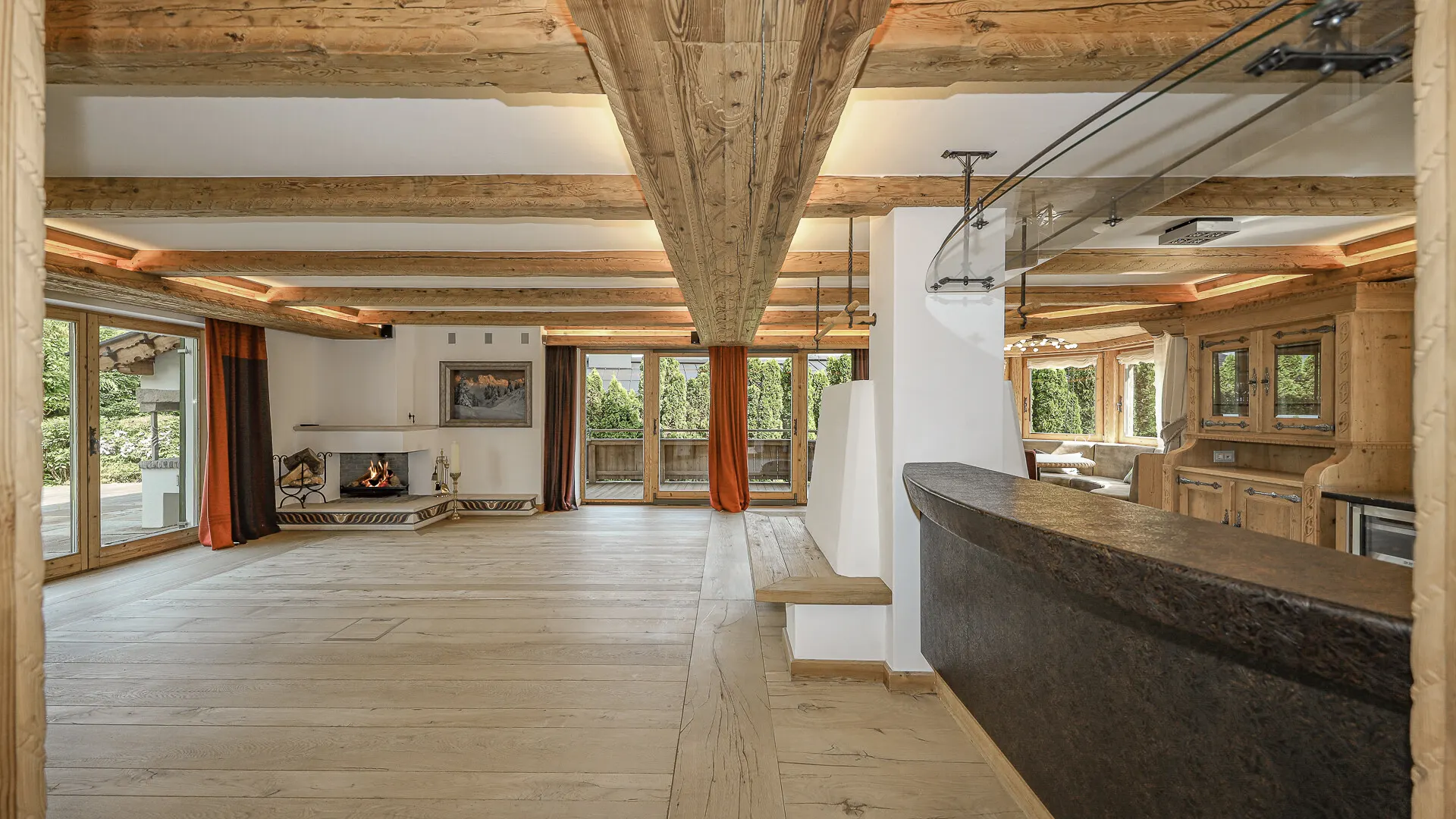 KITZIMMO-Exklusive Luxusvilla mit Freizeitwohnsitz auf der Bichlalm - Immobilien Kitzbühel.