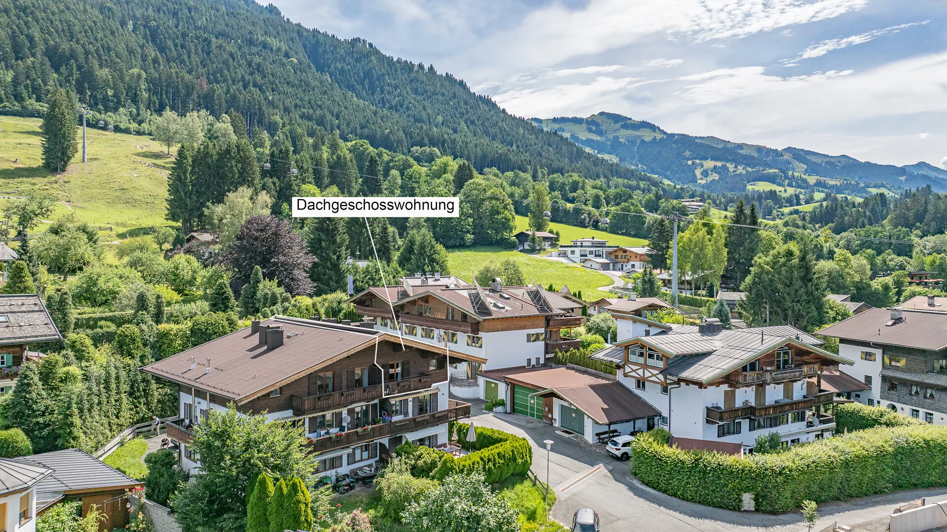 Exklusive Dachgeschosswohnung am Sonnberg mit Blick über Kitzbühel - KITZIMMO