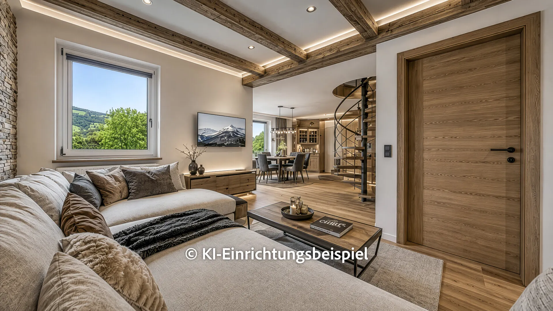 KITZIMMO-Dachgeschosswohnung mit traumhaftem Ausblick - Immobilien Kitzbühel.-6